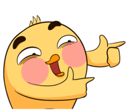 Yellow Chicken sticker #9637641