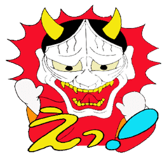 Cute Japanesu demon 2 sticker #9637888