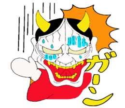 Cute Japanesu demon 2 sticker #9637889