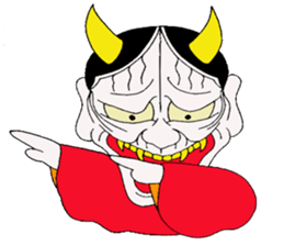 Cute Japanesu demon 2 sticker #9637893