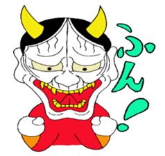 Cute Japanesu demon 2 sticker #9637894