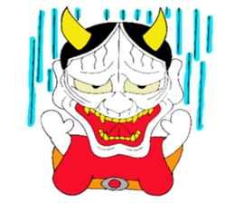 Cute Japanesu demon 2 sticker #9637897