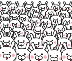 The rabbit which multiplies sticker #9638282