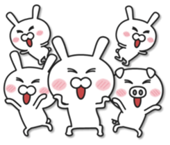 The rabbit which multiplies sticker #9638286