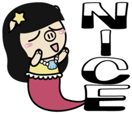 Fisherman Ponda and Little Permaid Piga sticker #9638611