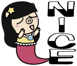 Fisherman Ponda and Little Permaid Piga sticker #9638611
