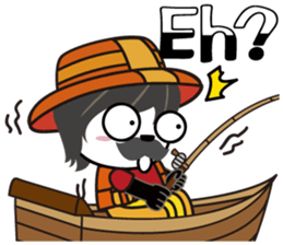 Fisherman Ponda and Little Permaid Piga sticker #9638612