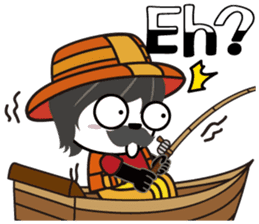 Fisherman Ponda and Little Permaid Piga sticker #9638612