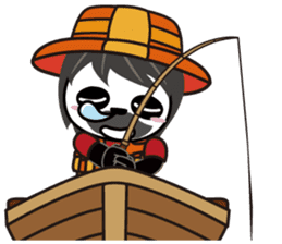 Fisherman Ponda and Little Permaid Piga sticker #9638613