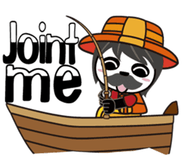 Fisherman Ponda and Little Permaid Piga sticker #9638616