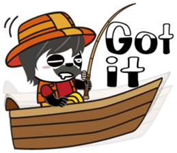 Fisherman Ponda and Little Permaid Piga sticker #9638617