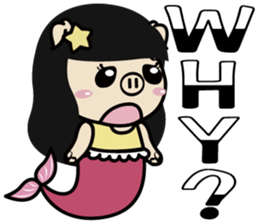 Fisherman Ponda and Little Permaid Piga sticker #9638619
