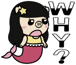 Fisherman Ponda and Little Permaid Piga sticker #9638619