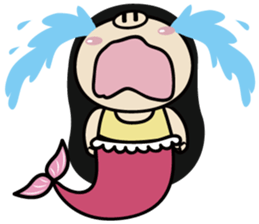 Fisherman Ponda and Little Permaid Piga sticker #9638623