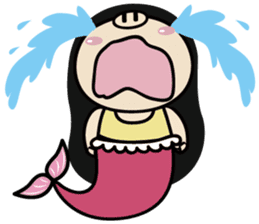 Fisherman Ponda and Little Permaid Piga sticker #9638623