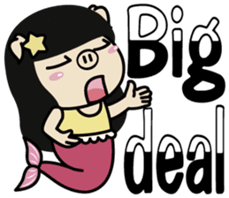 Fisherman Ponda and Little Permaid Piga sticker #9638626