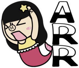 Fisherman Ponda and Little Permaid Piga sticker #9638627