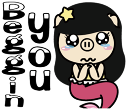Fisherman Ponda and Little Permaid Piga sticker #9638630