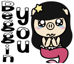 Fisherman Ponda and Little Permaid Piga sticker #9638630