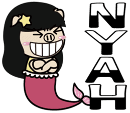 Fisherman Ponda and Little Permaid Piga sticker #9638631