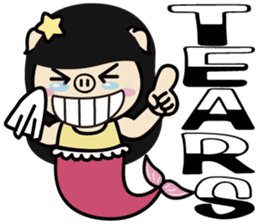 Fisherman Ponda and Little Permaid Piga sticker #9638639