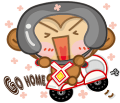 Monkey Baby sticker #9638972