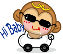 Monkey Baby sticker #9638976