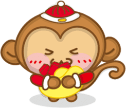 Monkey Baby sticker #9638985