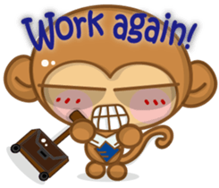 Monkey Baby sticker #9638987