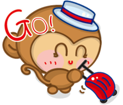 Monkey Baby sticker #9639000