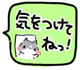 Hi, Hachiware cat3 sticker #9639585