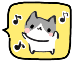 Hi, Hachiware cat3 sticker #9639595
