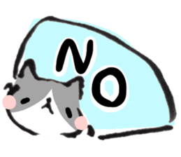 Hi, Hachiware cat3 sticker #9639607