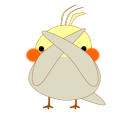 Mischievous a parakeet cyu3(Honorific) sticker #9640305