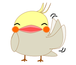 Mischievous a parakeet cyu3(Honorific) sticker #9640306