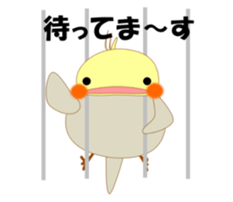 Mischievous a parakeet cyu3(Honorific) sticker #9640310