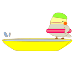 Mischievous a parakeet cyu3(Honorific) sticker #9640325