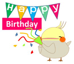 Mischievous a parakeet cyu3(Honorific) sticker #9640326