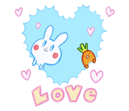 Rabbit and carrot vol.1 sticker #9641163