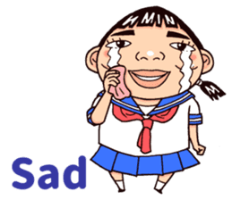 Cute and interesting sailor suit girl!! sticker #9641457