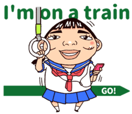 Cute and interesting sailor suit girl!! sticker #9641461