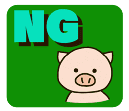 BATOMIN pig sticker #9641773