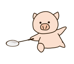 BATOMIN pig sticker #9641783