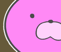 Pink rabbit. sticker #9642297