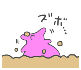 Pink rabbit. sticker #9642308