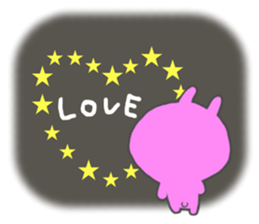 Pink rabbit. sticker #9642323