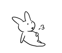 Suitable rabbit. sticker #9642359