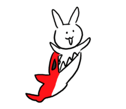 Suitable rabbit. sticker #9642364