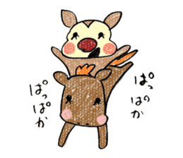 Harima dialect Bambi 4 sticker #9642544