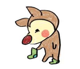 Harima dialect Bambi 4 sticker #9642550